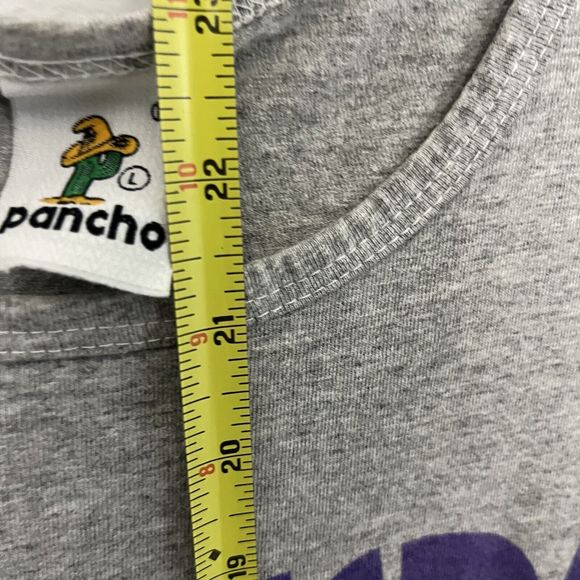 Fat Tuesday Cozumel Vintage Tank Top Gray Graphic Print Large Party RARE VGCond - Picture 10 of 10